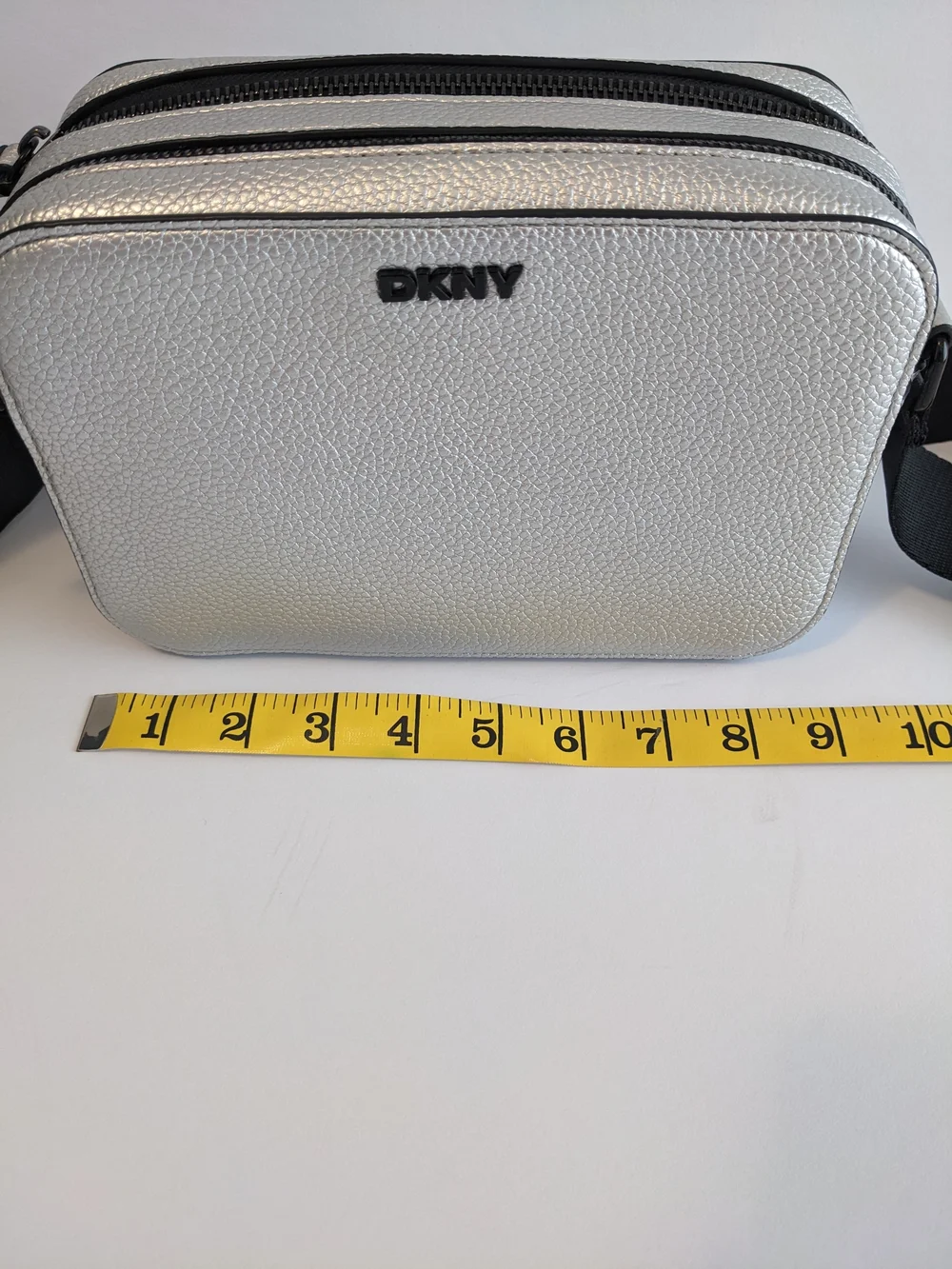 DKNY Silver Crossbody Camera Bag - Picture 6 of 8